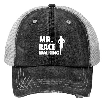 Discover MR. race walking, Race walking Trucker Hats