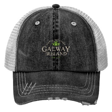 Discover Irish Claddagh Galway Ireland Trucker Hats