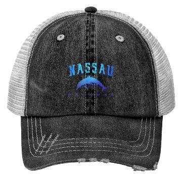 Discover sau Bahamas Beach Snorkel Scuba Diving Dolphin Trucker Hats