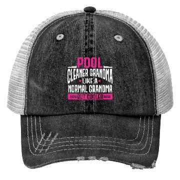 Discover Pool Cleaner Maintenance Swimming Pool Expert Trucker Hats