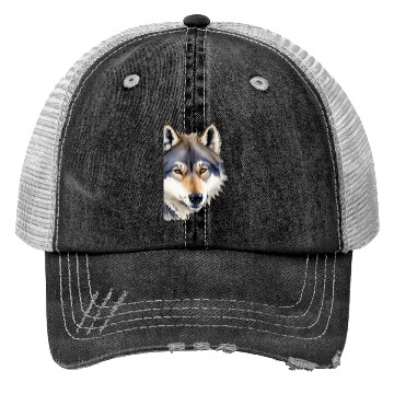 Discover Wolf Trucker Hats