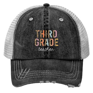 Discover Third Grade Teacher Back to School Trucker Hats