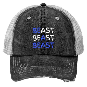 Discover Be A Beast Fitness Workout Gym Trucker Hats