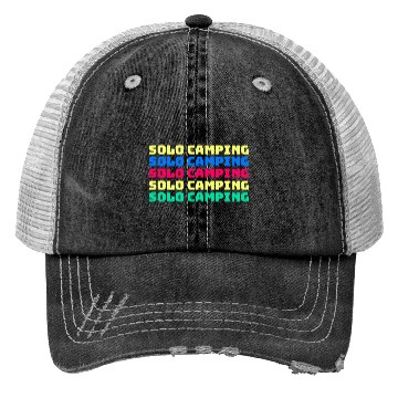 Discover Solo Camping Trucker Hats