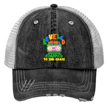 Discover Level up to 2nd grade, back to school Trucker Hats