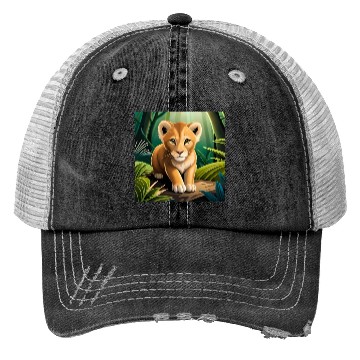 Discover King Lion Trucker Hats
