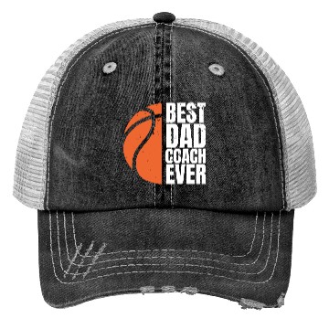 Discover BEST DAD COACH EVER Trucker Hats