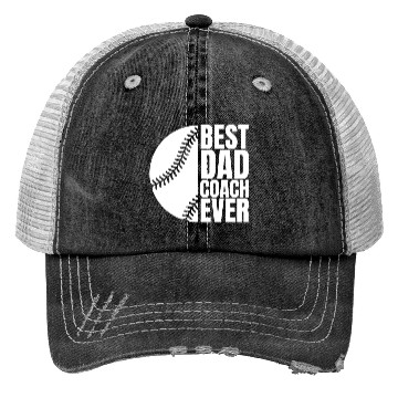 Discover Best Dad Coach Ever Trucker Hats