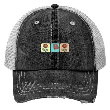 Discover Tulips flower rose Trucker Hats