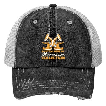 Discover Biology Biologist Microscope Trucker Hats