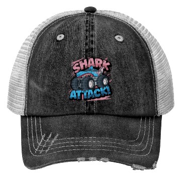 Discover Monster Truck Shark Attack Week 2023 Trucker Hats