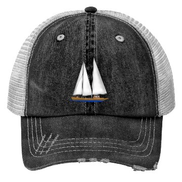 Discover Sailing Key Largo Florida Keys Beach Sunset Trucker Hats