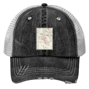 Discover Vintage Andros Island Bahamas Map Trucker Hats