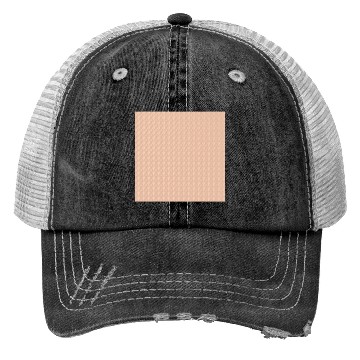 Discover Orange White Dots Pattern Trucker Hats