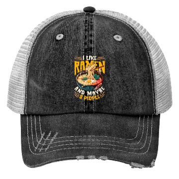 Discover I Like Ramen And Maybe 3 People Trucker Hats