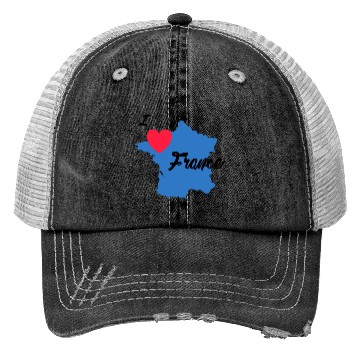 Discover France Trucker Hats