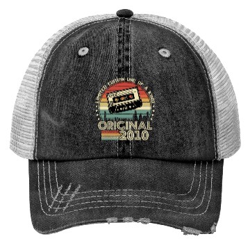 Discover Vintage 2010 Birthday Surprise Trucker Hats