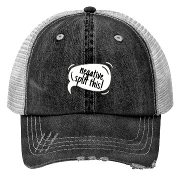 Discover High School Running Trucker Hats, Negative Split, Unise