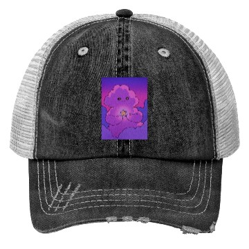 Discover Cute Purple Cloud With Little Star Trucker Hats