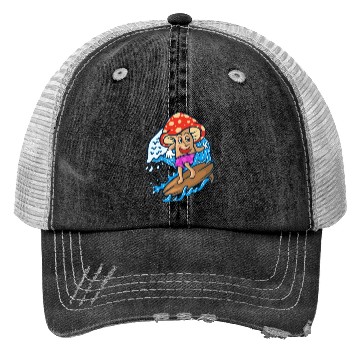 Discover MUSHROOM SURF Trucker Hats