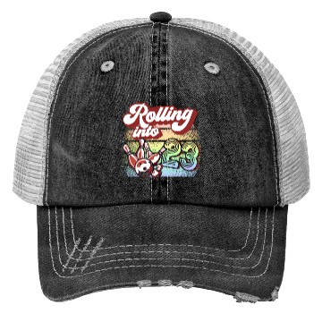 Discover Bowling Py Rolling Into 23 Trucker Hats