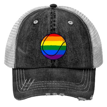 Discover Love Is Love Pride Rainbow Tennis Trucker Hats