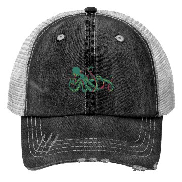 Discover Green Octopus Trucker Hats