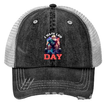 Discover I Hate Leg Day 19 Trucker Hats