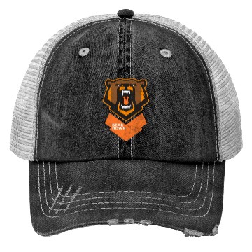 Discover Fierce Modern Bear Down Party Tailgate Sunday Trucker Hats