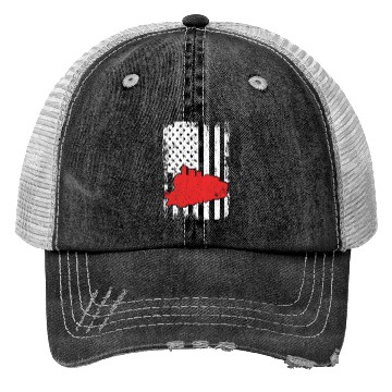 Discover US Patriotic Railroader Trucker Hats