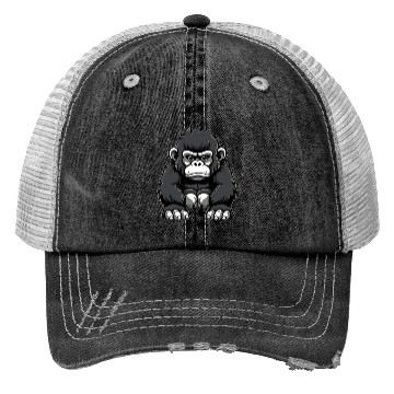 Discover Cute Monkey for Kids for a Kid Trucker Hats