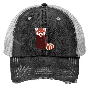 Discover Happy Red Panda Trucker Hats
