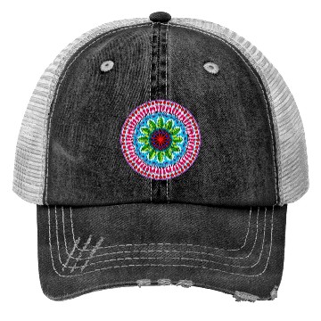 Discover Colorful Mandala Pattern Modern 9 Trucker Hats