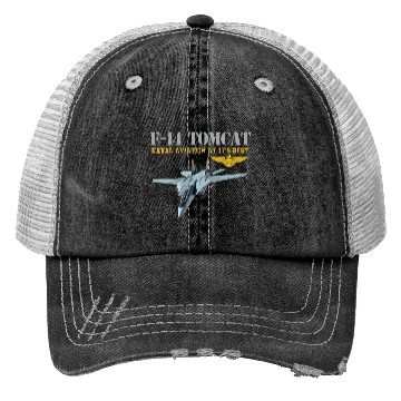 Discover F 14 Tomcat Naval aviation Trucker Hats