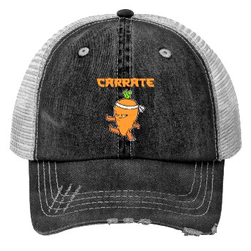 Discover Carrot Pun Vegetarian Trucker Hats