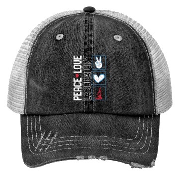 Discover Science Trucker Hats, Peace Love Laboratory Trucker Hats,