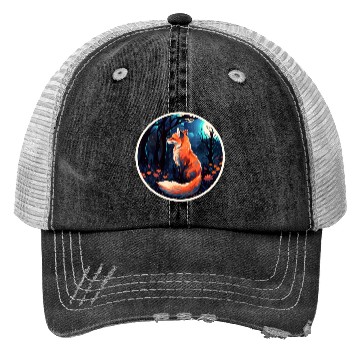 Discover Pack Animals Fox Foxes Forest Dwellers Forest Trucker Hats