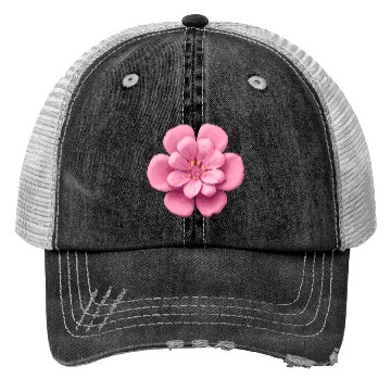 Discover Pink Sakura flower Trucker Hats