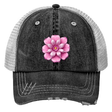 Discover Pink cherry blossom flower Trucker Hats