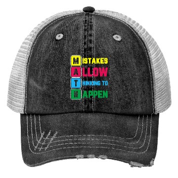 Discover Im Math Teacher Love Math Mistakes Allow Thinking Trucker Hats