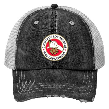 Discover County Of Los Angeles Fire Department Seal Trucker Hats
