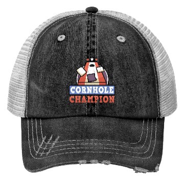 Discover Grunge Cornhole Champion Bean Bag Lover Trucker Hats
