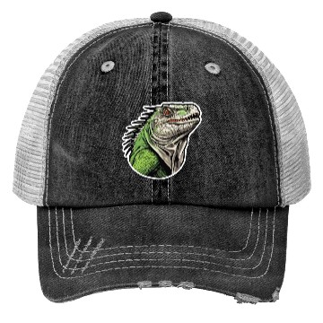 Discover Iguana - Enchanted Wilderness Trucker Hats