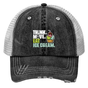 Discover Funny Board Game Enthusiast For Ice Cream Lover Trucker Hats