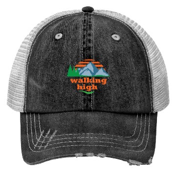 Discover Walking High Trucker Hats