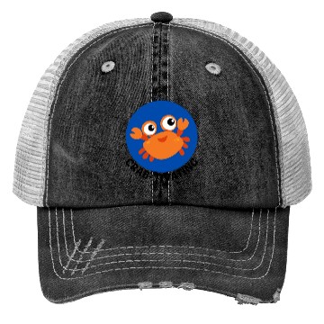 Discover Crab Tivating Crab Pun Trucker Hats