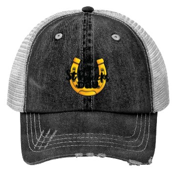 Discover My First Saint Patricks Day Horseshoe Trucker Hats