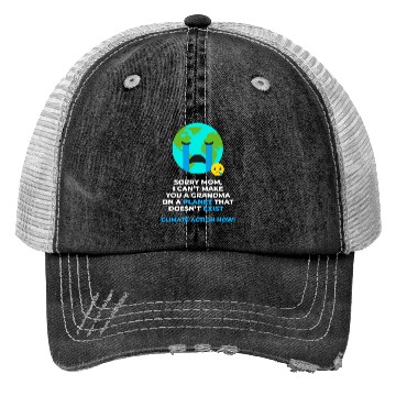Discover Save Earth Climate Action Now Trucker Hats