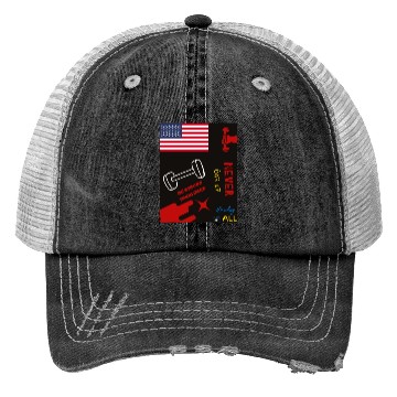 Discover never give up Trucker Hats