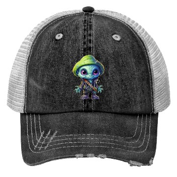 Discover Alien Extraterrestrial Pirate Trucker Hats